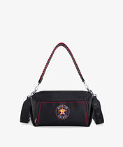 MLB Houston Astros Shoulder Bag with Crossbody Strap