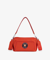 MLB Houston Astros Shoulder Bag with Crossbody Strap