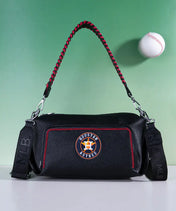 MLB Houston Astros Shoulder Bag with Crossbody Strap
