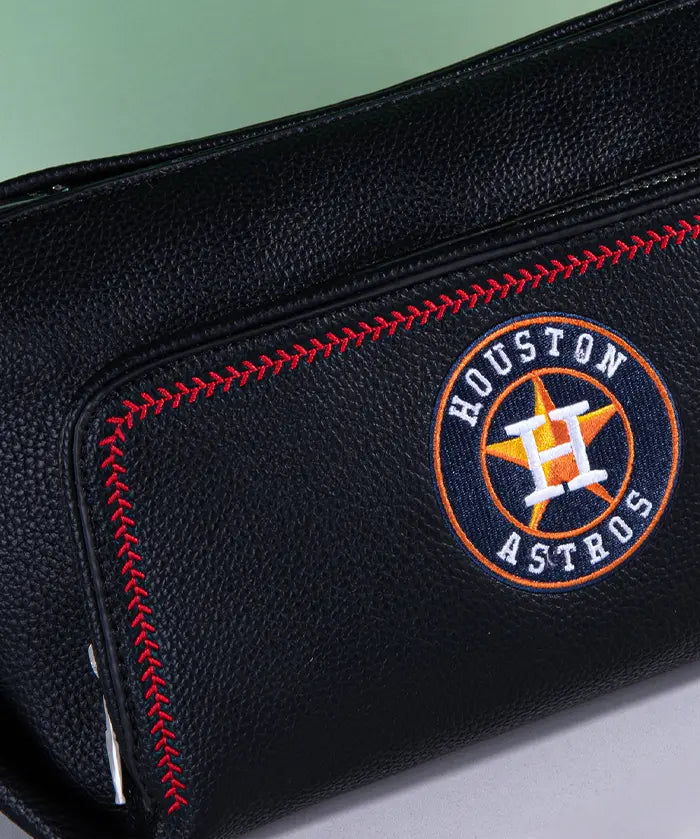MLB Houston Astros Shoulder Bag with Crossbody Strap