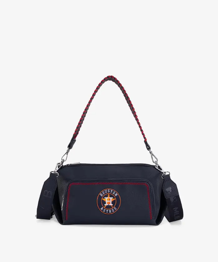 MLB Houston Astros Shoulder Bag with Crossbody Strap