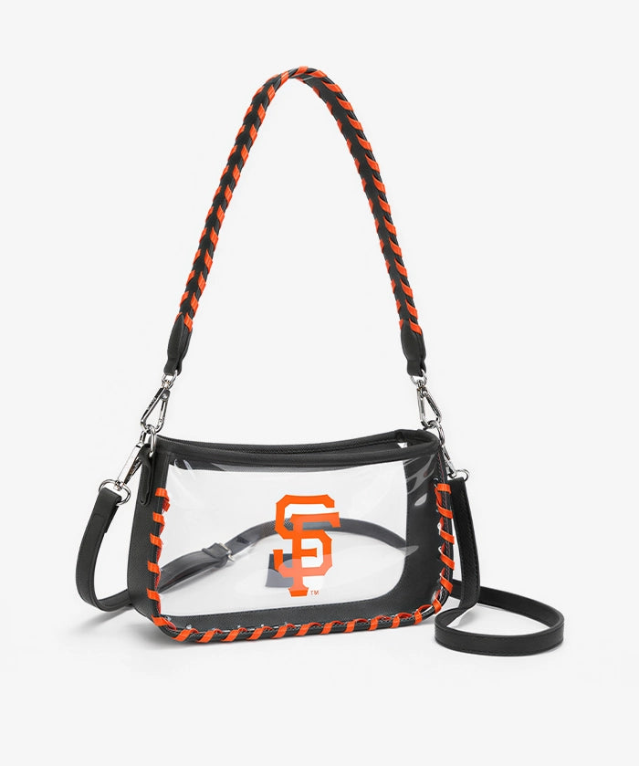 MLB San Francisco Giants Clear Bag with Baseball Stitch