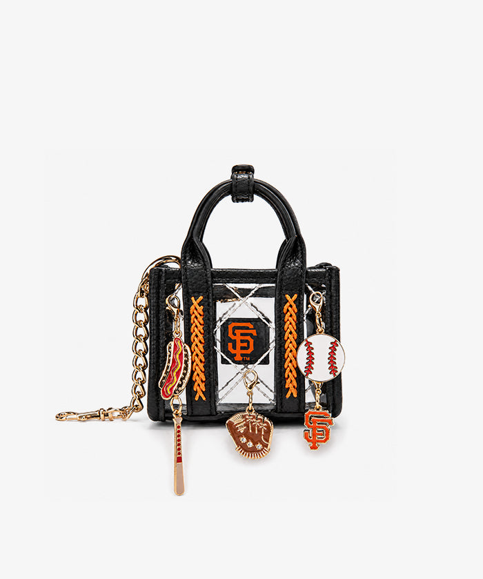MLB San Francisco Giants Clear Mini Tote Bag Charm – Fastball