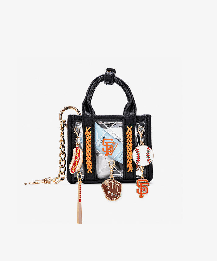MLB San Francisco Giants Clear Mini Tote Bag Charm – Fastball