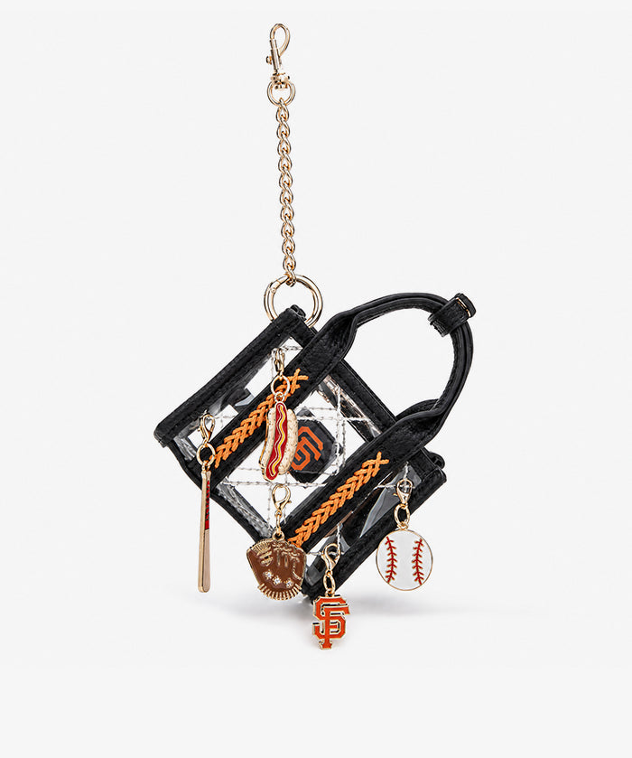 MLB San Francisco Giants Clear Mini Tote Bag Charm – Fastball