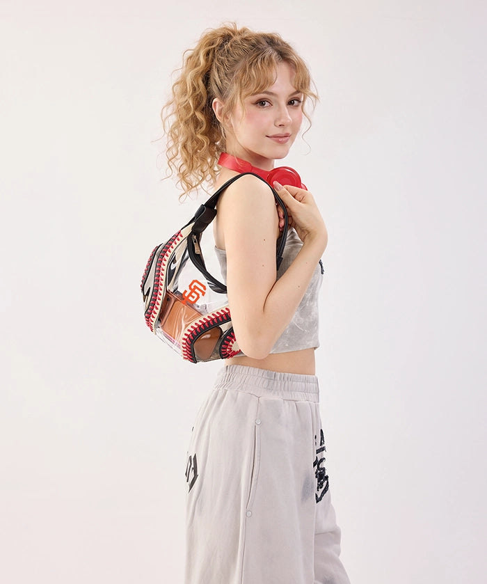 MLB San Francisco Giants Clear Stitch Hobo - Curveball