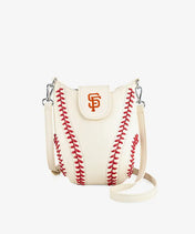 MLB San Francisco Giants Crossbody Bag With Baseball Seam