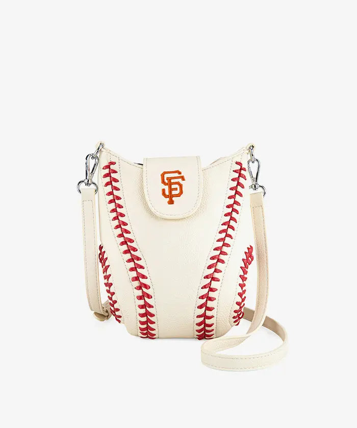MLBSanFranciscoGiantsCrossbodyBagWithBaseballSeam_1.webp