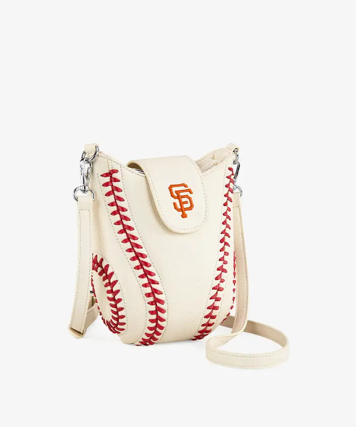 MLBSanFranciscoGiantsCrossbodyBagWithBaseballSeam_3.webp
