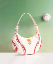 MLB San Francisco Giants Hobo Bag With Baseball Seams