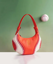 MLB San Francisco Giants Hobo Bag With Baseball Seams