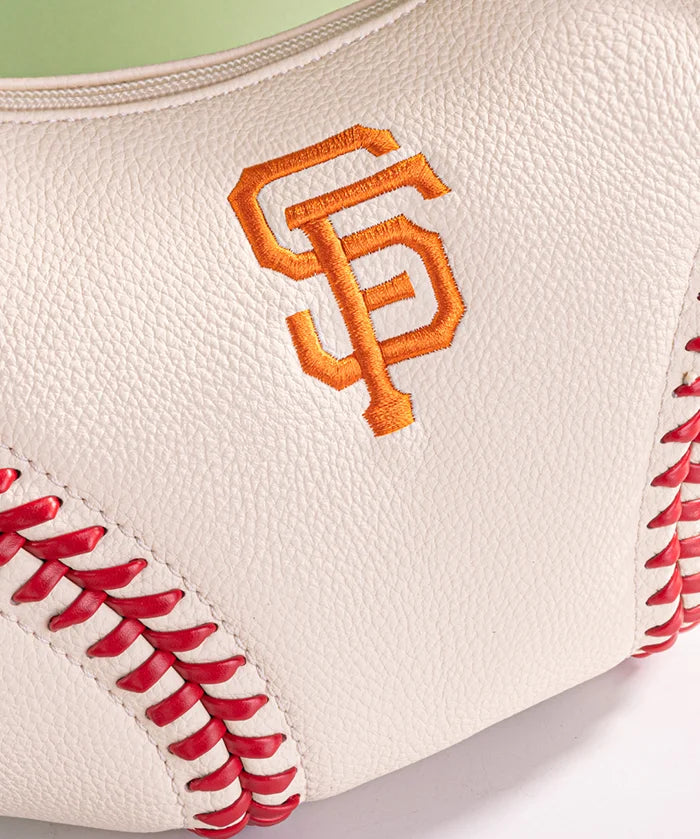 MLB San Francisco Giants Hobo Bag With Baseball Seams