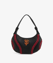 MLB San Francisco Giants Hobo Bag With Baseball Seams