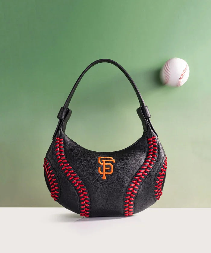 MLB San Francisco Giants Hobo Bag With Baseball Seams