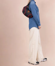 MLB San Francisco Giants Hobo Bag With Baseball Seams