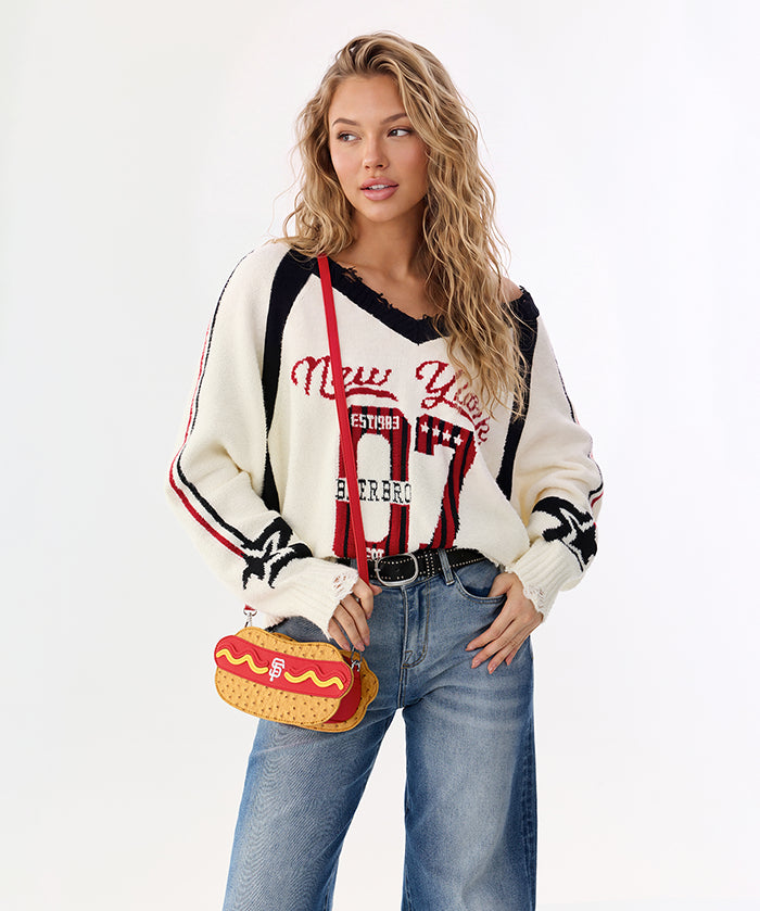 MLB San Francisco Giants Hot Dog Crossbody Bag