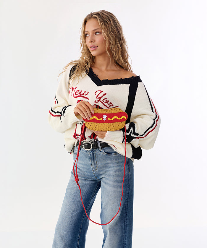 MLB San Francisco Giants Hot Dog Crossbody Bag