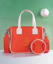 MLB San Francisco Giants Tote Bag with Baseball Coin Pouch