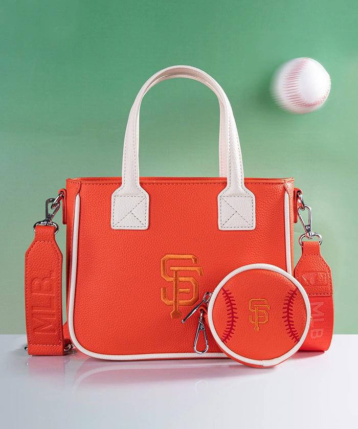 MLB San Francisco Giants Tote Bag with Baseball Coin Pouch