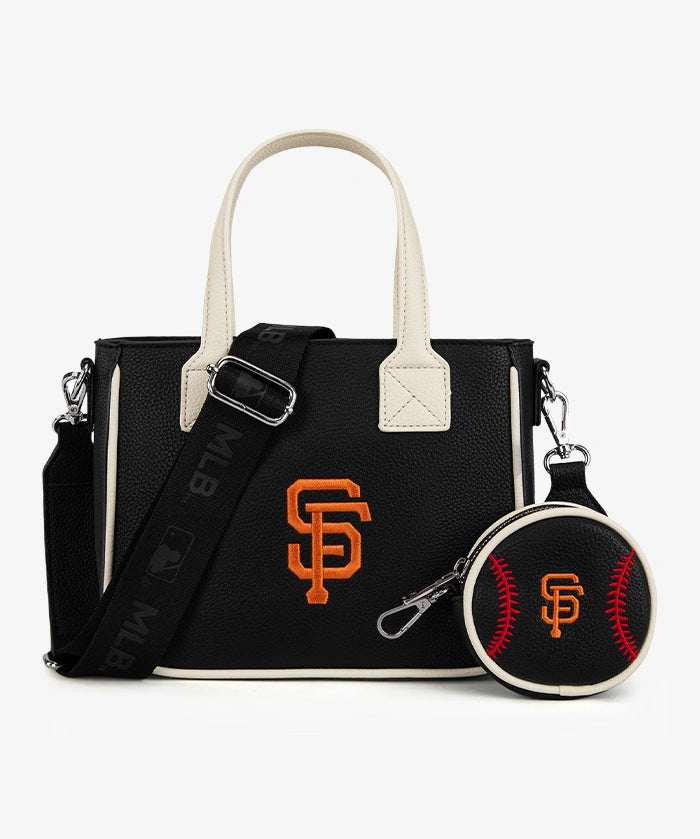 MLB San Francisco Giants Tote Bag with Baseball Coin Pouch