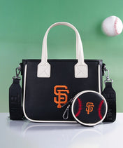 MLB San Francisco Giants Tote Bag with Baseball Coin Pouch