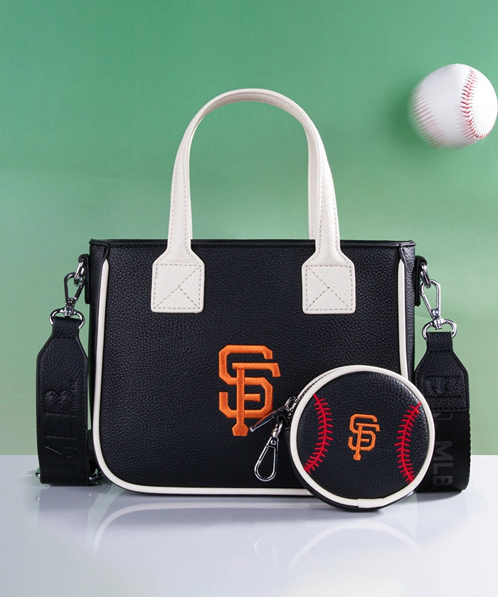 MLB San Francisco Giants Tote Bag with Baseball Coin Pouch