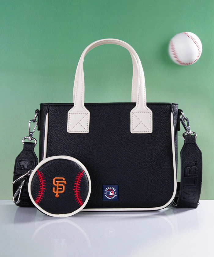 MLB San Francisco Giants Tote Bag with Baseball Coin Pouch