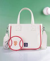 MLB San Francisco Giants Tote Bag with Baseball Coin Pouch