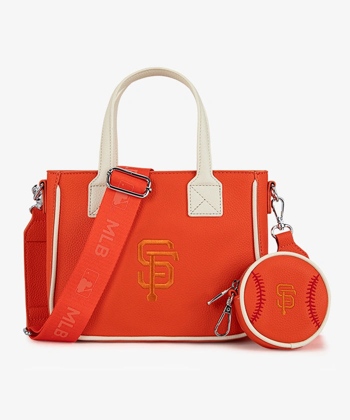 MLB San Francisco Giants Tote Bag with Baseball Coin Pouch