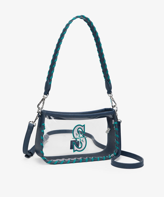 MLB Seattle Mariners Clear Bag with Baseball Stitch