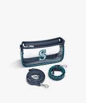 MLB Seattle Mariners Clear Bag with Baseball Stitch