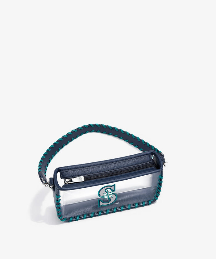 MLB Seattle Mariners Clear Bag with Baseball Stitch