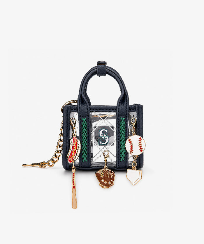 MLB Seattle Mariners Clear Mini Tote Bag Charm – Fastball