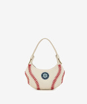MLB Seattle Mariners Hobo Bag With Baseball Seams