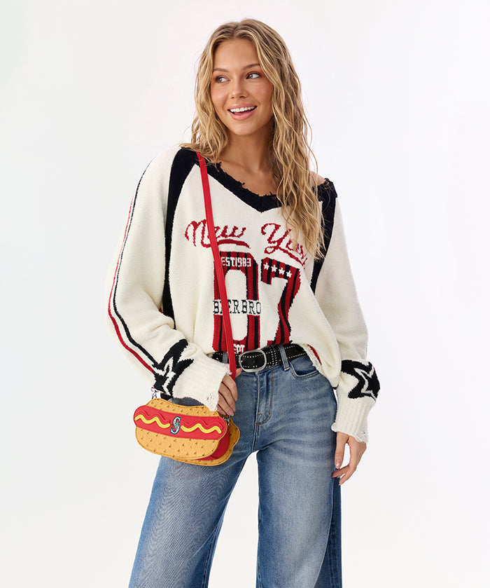MLB Seattle Mariners Hot Dog Crossbody Bag