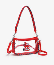 MLB St. Louis Cardinals Clear Bag with Baseball Stitch