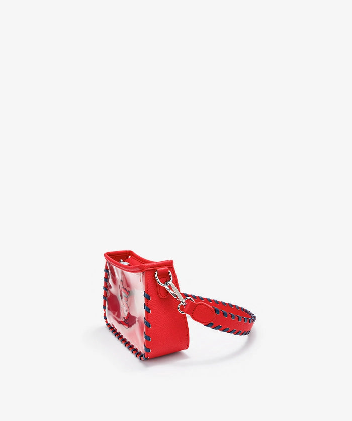 MLB St. Louis Cardinals Clear Bag with Baseball Stitch