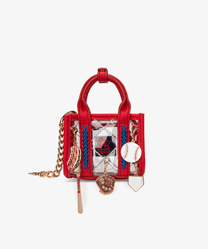 MLB St. Louis Cardinals Clear Mini Tote Bag Charm – Fastball