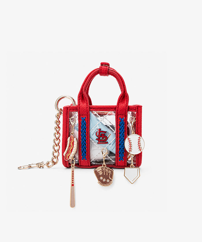 MLB St. Louis Cardinals Clear Mini Tote Bag Charm – Fastball