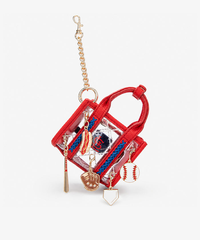 MLB St. Louis Cardinals Clear Mini Tote Bag Charm – Fastball