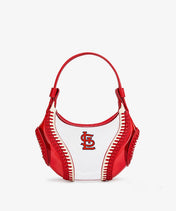 MLB St. Louis Cardinals Clear Stitch Hobo - Curveball