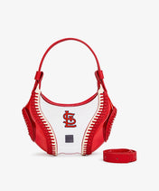 MLB St. Louis Cardinals Clear Stitch Hobo - Curveball