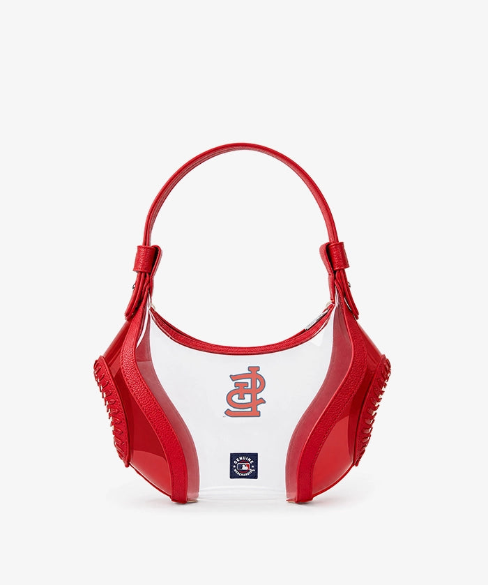 MLB St. Louis Cardinals Clear Stitch Hobo - Curveball