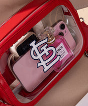 MLB St. Louis Cardinals Clear Crossbody Bag
