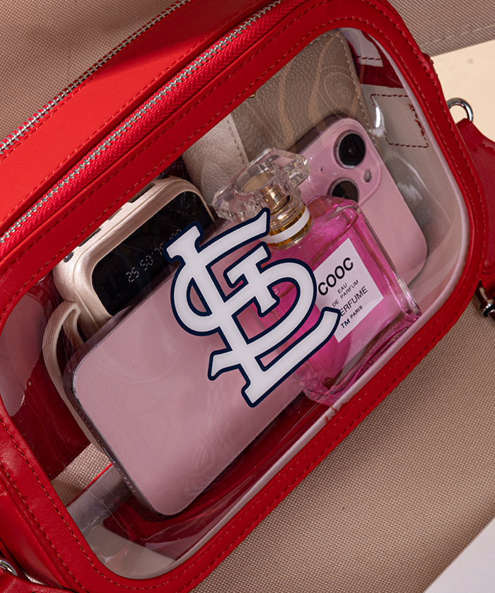 MLB St. Louis Cardinals Clear Crossbody Bag