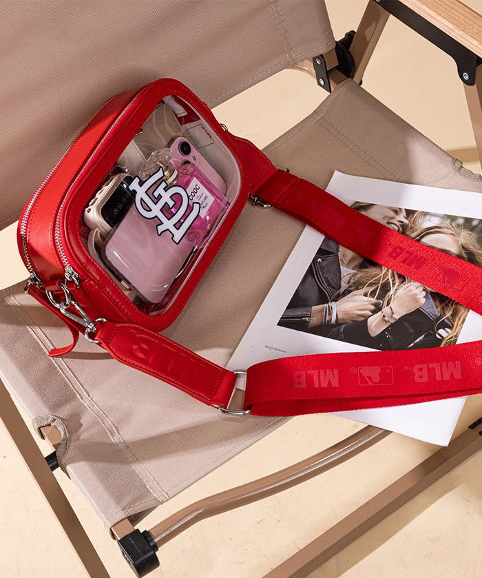 MLB St. Louis Cardinals Clear Crossbody Bag