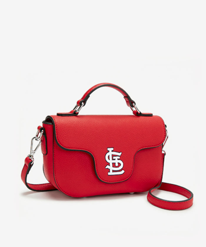 MLB St. Louis Cardinals Flap Crossbody Bag with Top Handle