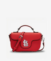 MLB St. Louis Cardinals Flap Crossbody Bag with Top Handle