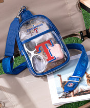MLB Texas Rangers Clear Sling Stadium Bag