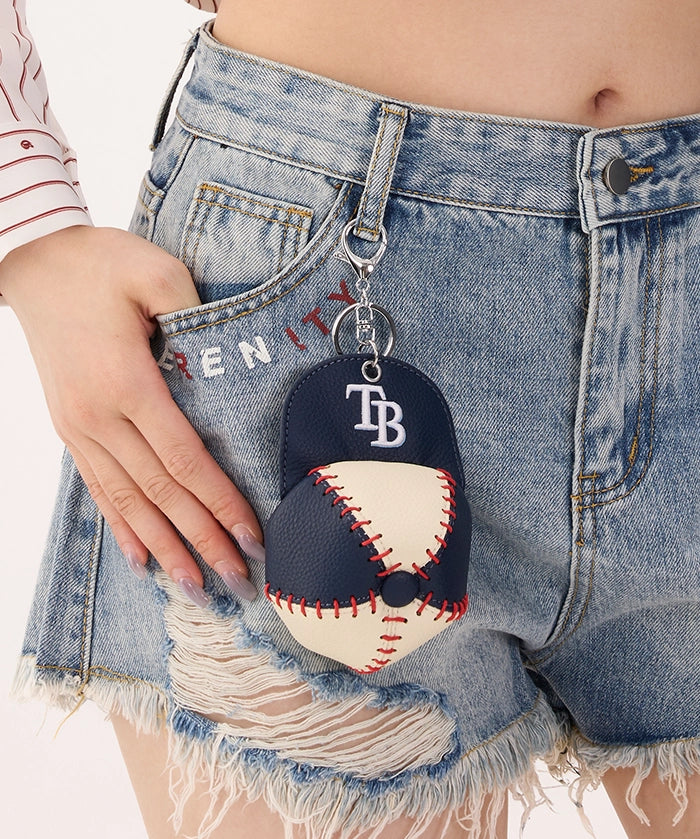 MLB Tampa Bay Rays Baseball Cap Coin Purse